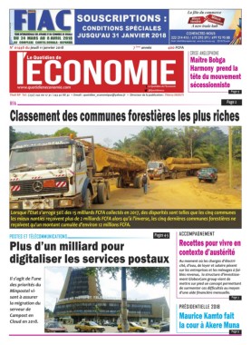 Le Quotidien de l'Economie - 11/01/2018