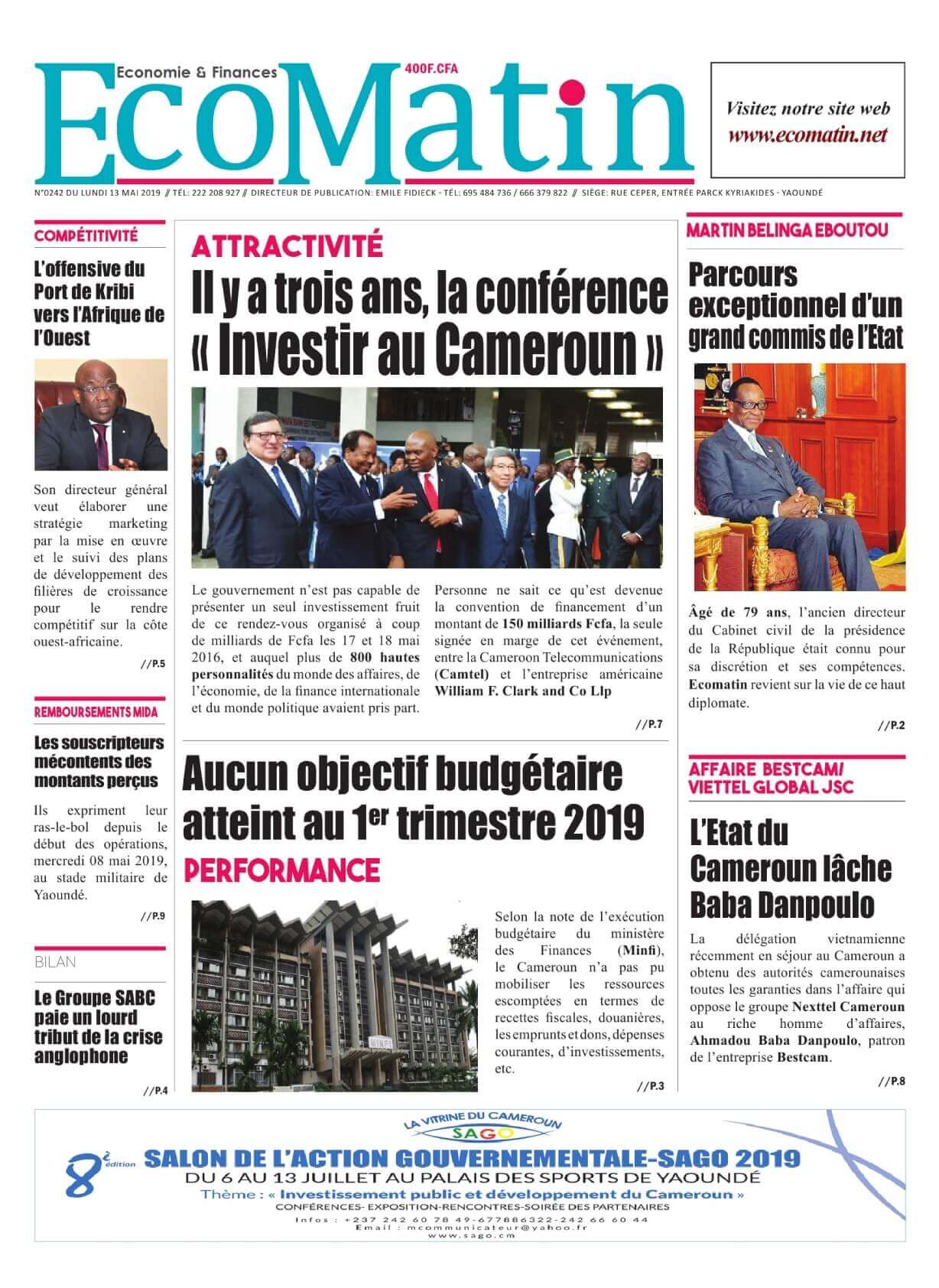 Ecomatin - 13/05/2019