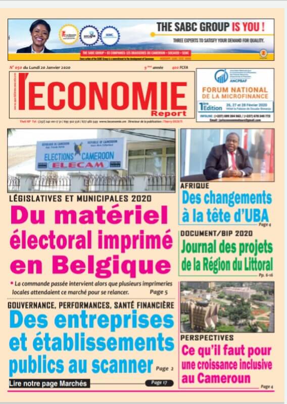 Le Quotidien de l'Economie - 20/01/2020