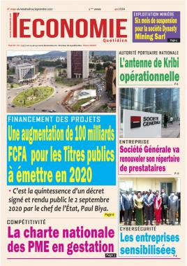 Le Quotidien de l'Economie - 04/09/2020