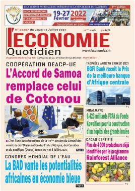 Le Quotidien de l'Economie - 15/07/2021