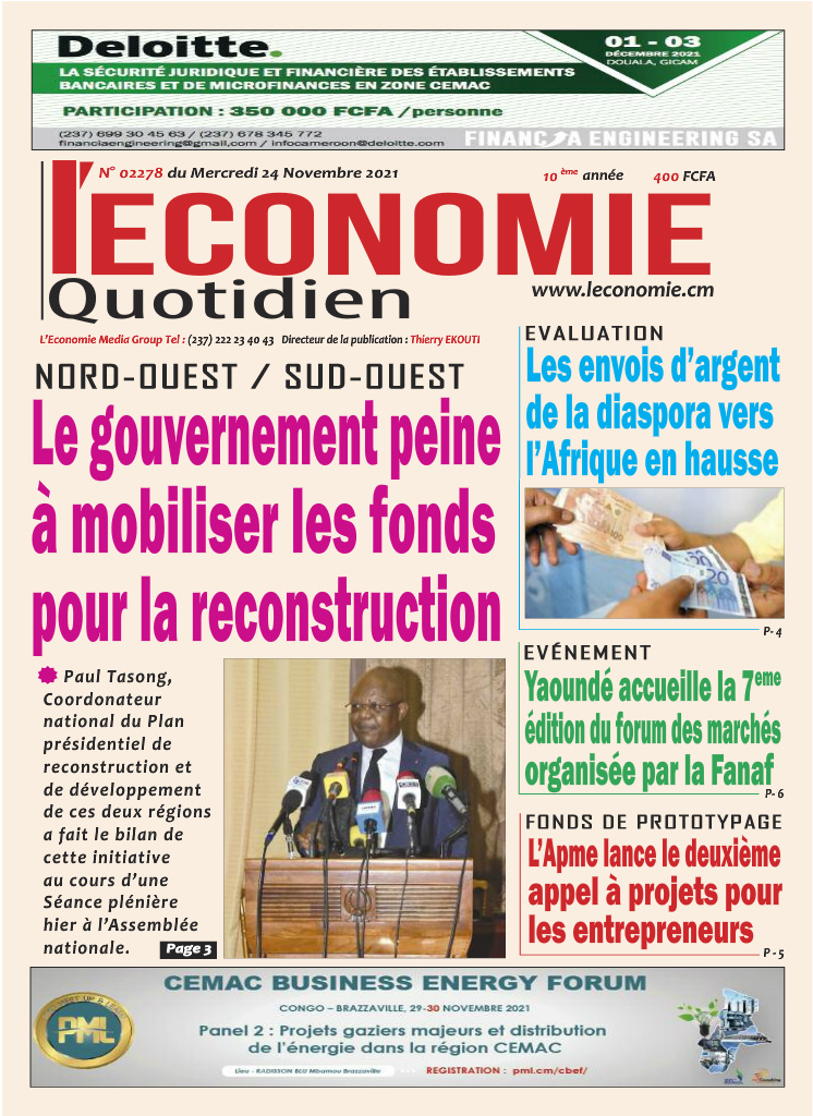 Le Quotidien de l'Economie  - 24/11/2021